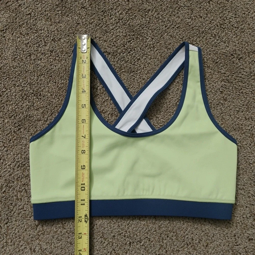 NEW Fourlaps Infinity Sports Bra Tomatillo Midnight White Size S Activewear‎